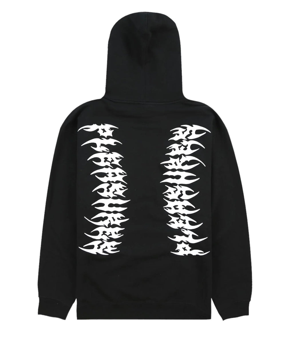 Ripped Hoodie Black