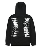 Ripped Hoodie Black
