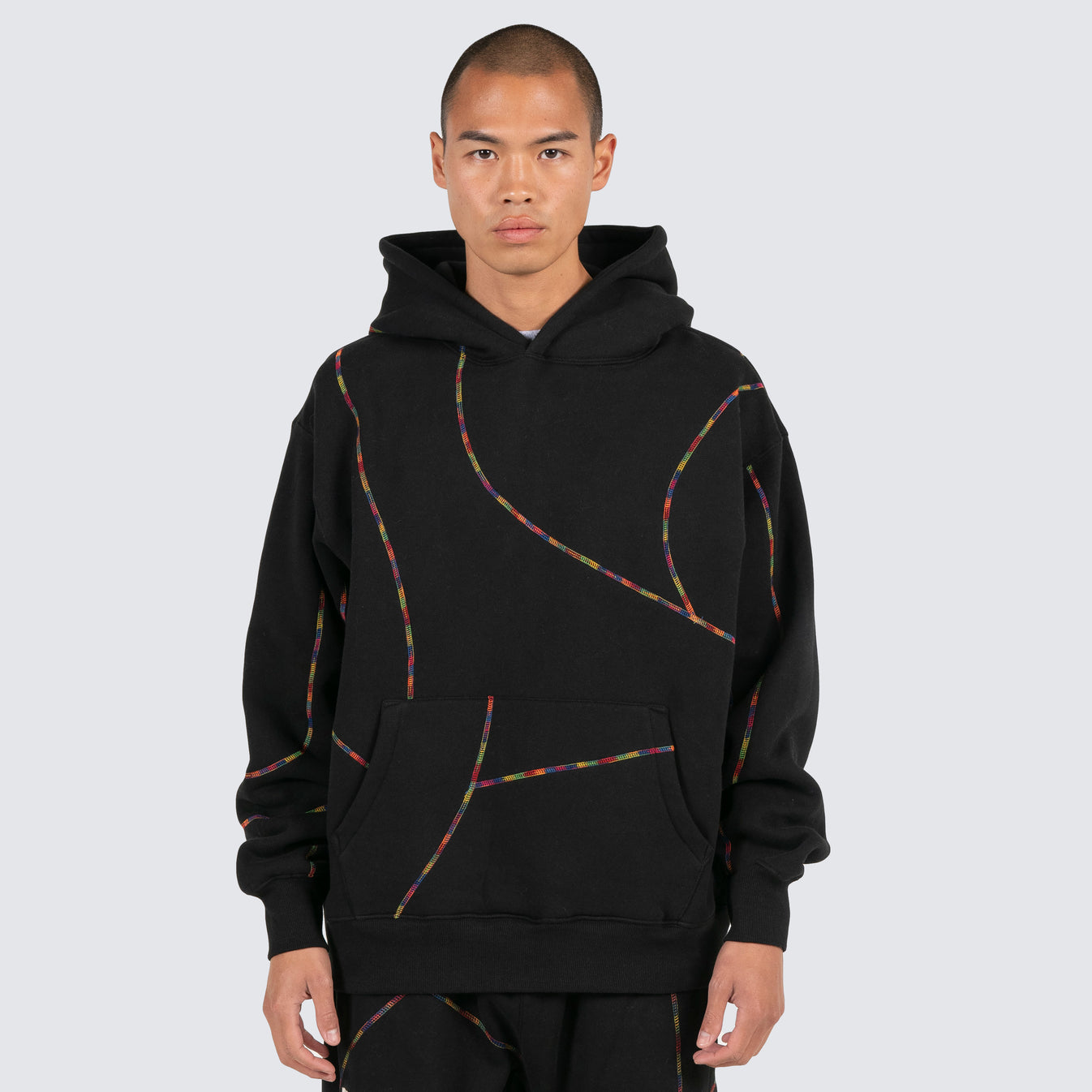 Vein Hoodie Black