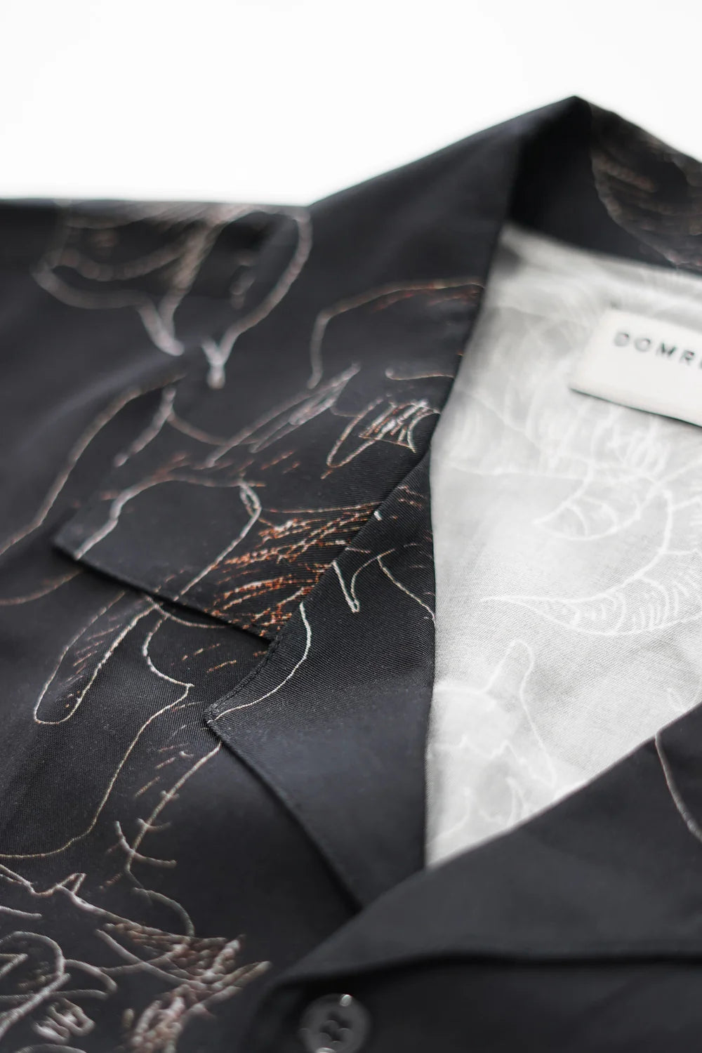 Utopia Camp Collar Shirt Black