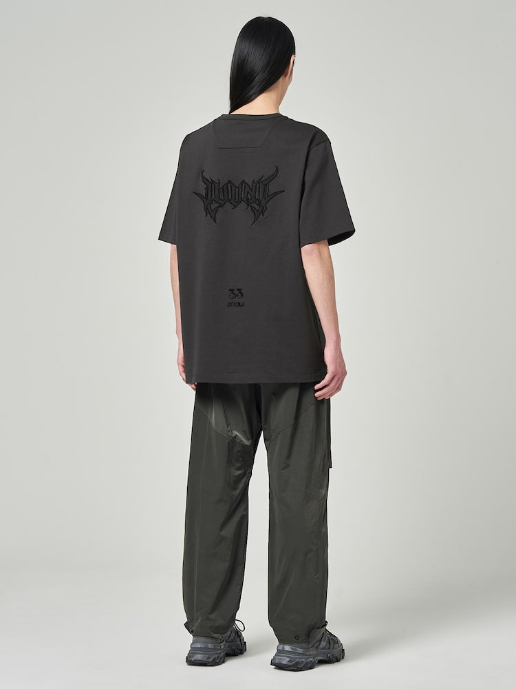 Low Crotch Nylon Pants Khaki