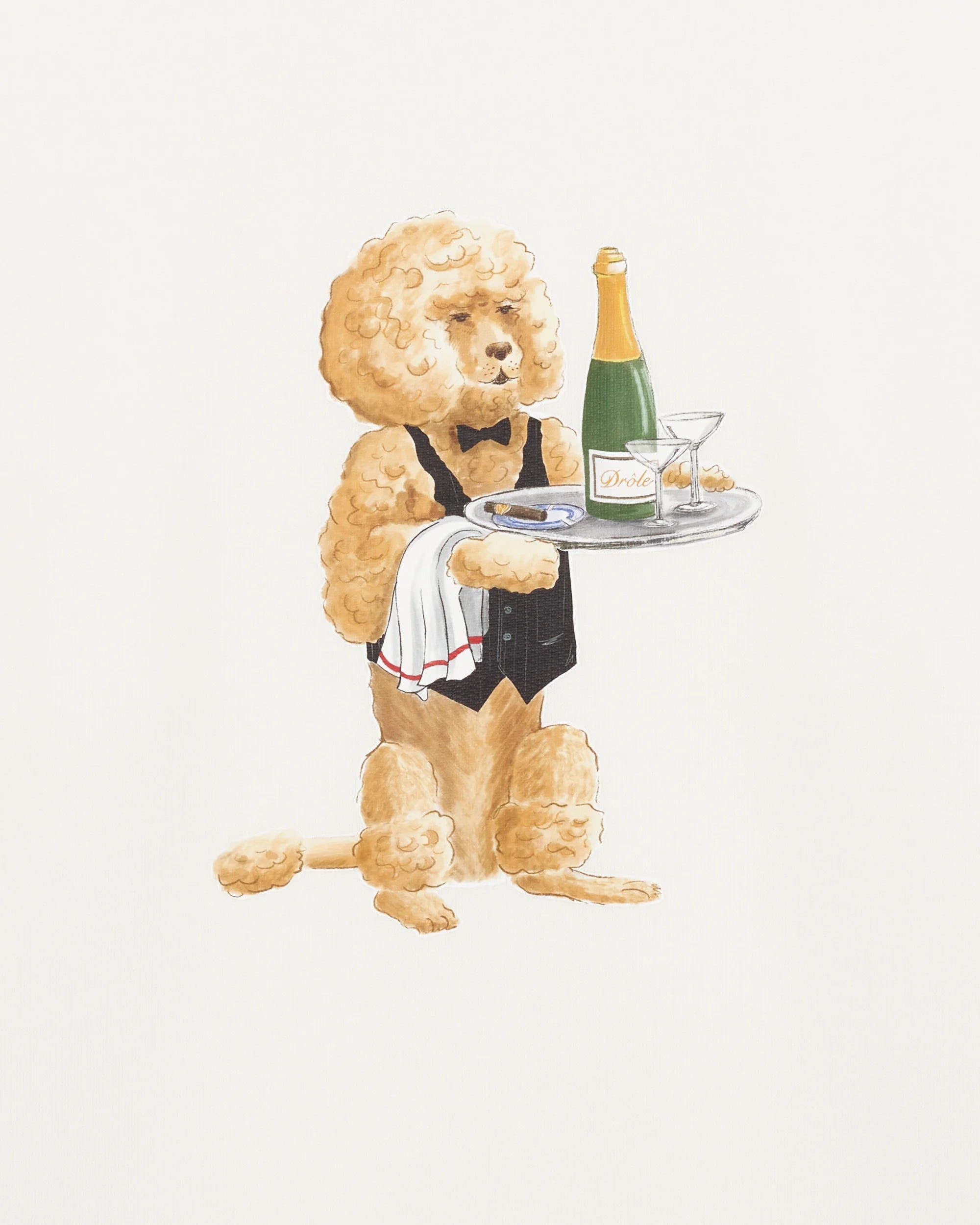 Le Sweatshirt Poodle Off White