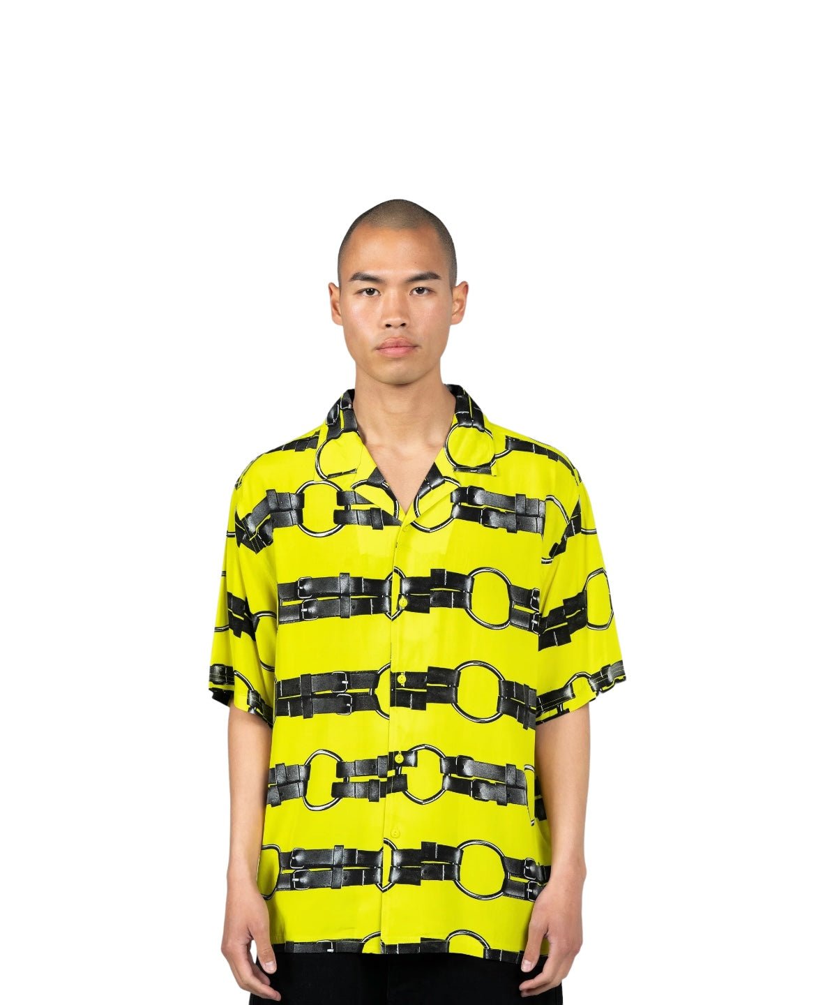Straps Button Down Yellow