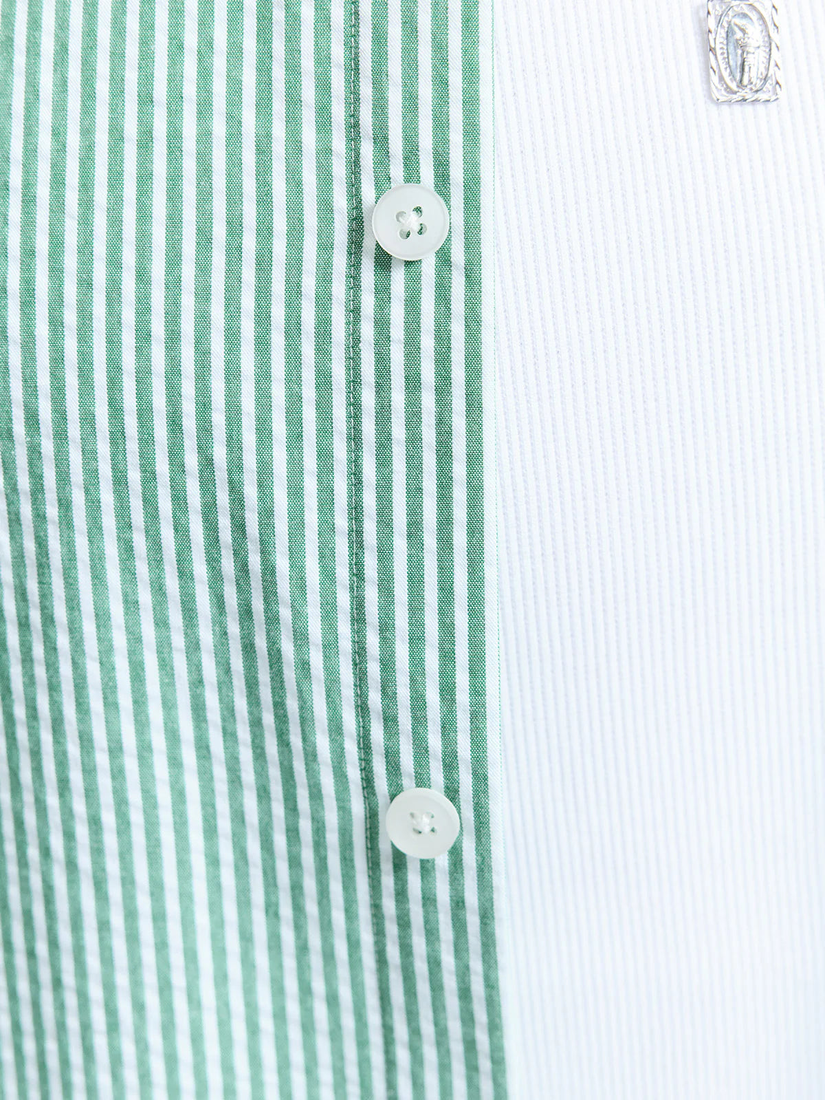 Signe Shirt Green Striped