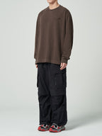 Nylon Puckering Pants Black