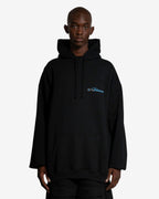 Embroided Logo Hoodie Black