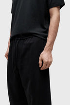 Curved Jersey Pants Black