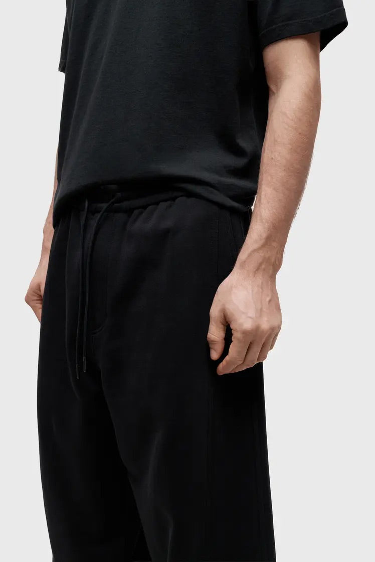 Curved Jersey Pants Black