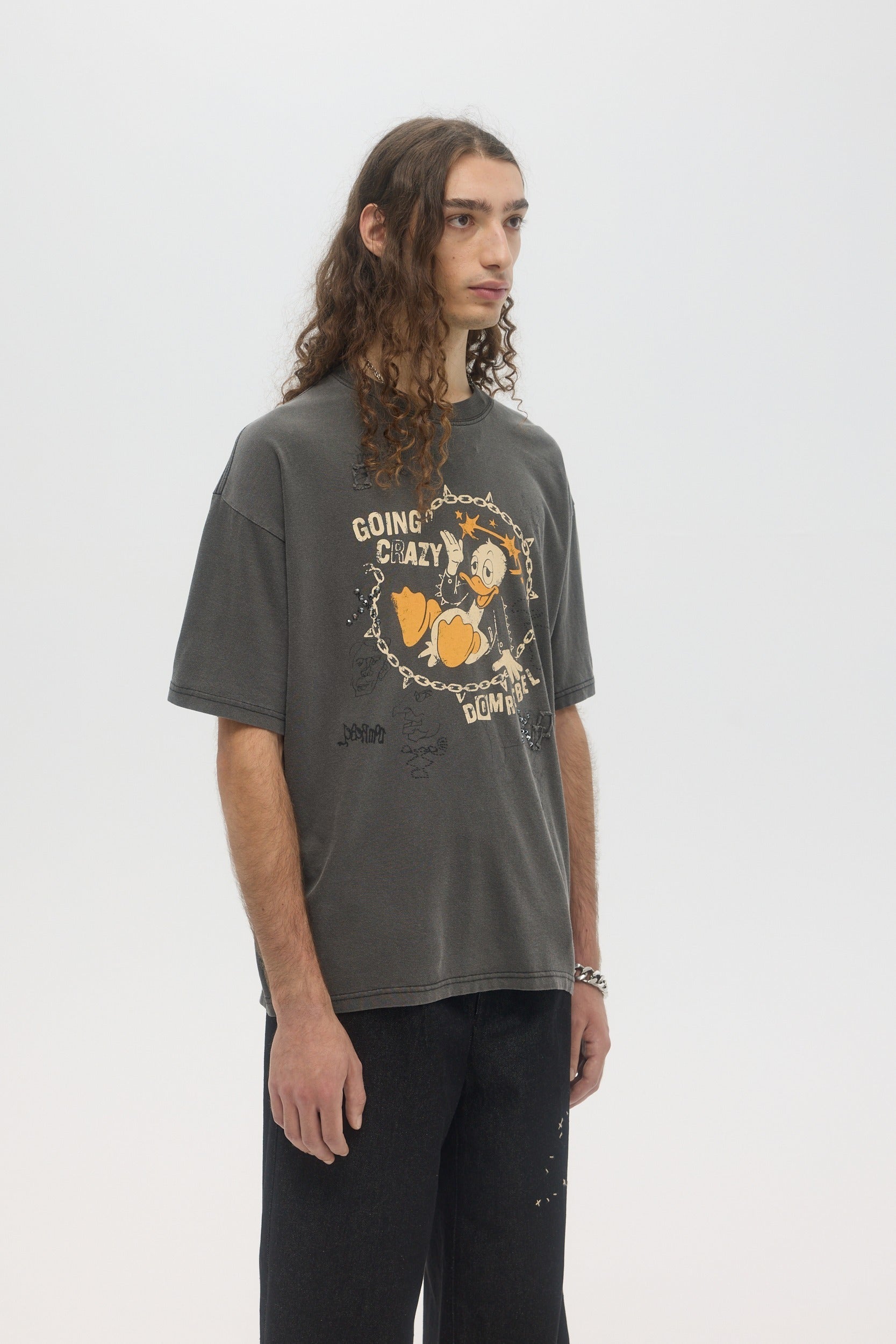 Cray Tshirt Faded Black