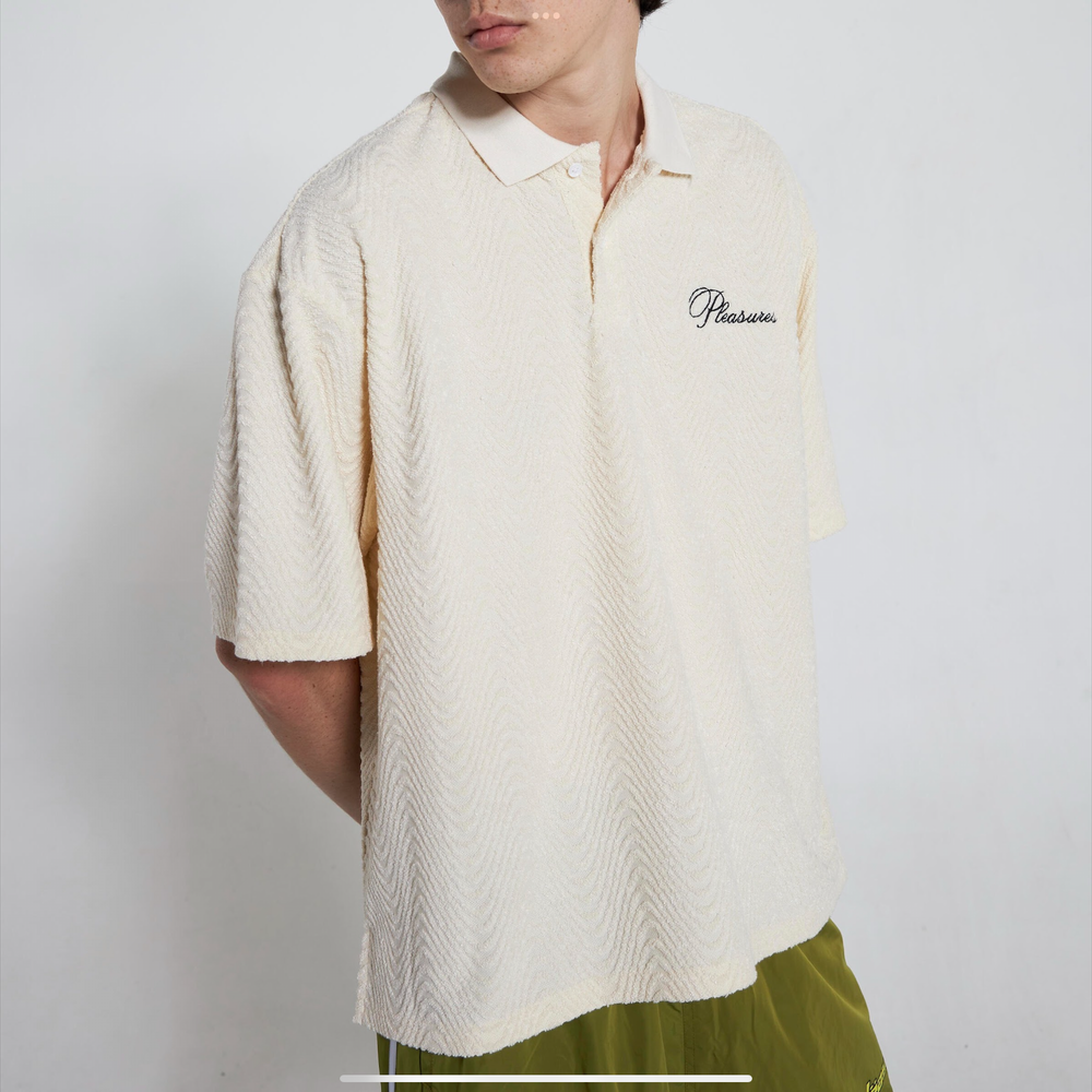 
                      
                        Zen Terry Boxy Polo Off White
                      
                    