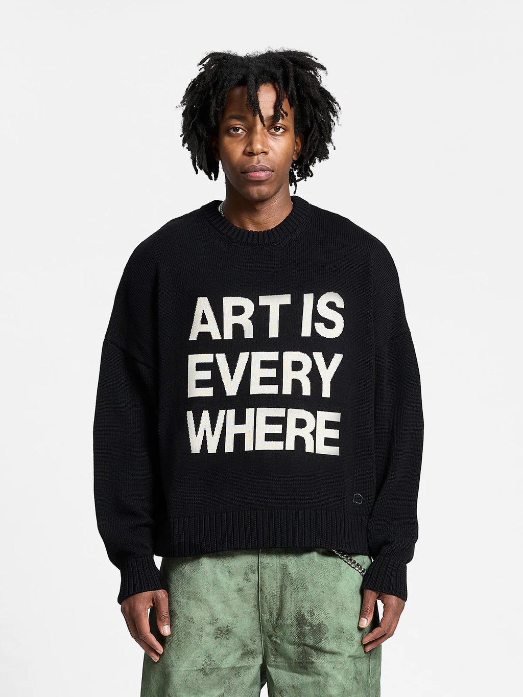 Deliria Knit Sweater Black