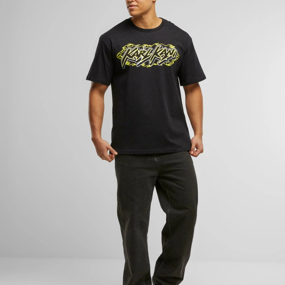 
                      
                        Woven Signature Kani Heat Tee Black Lime
                      
                    