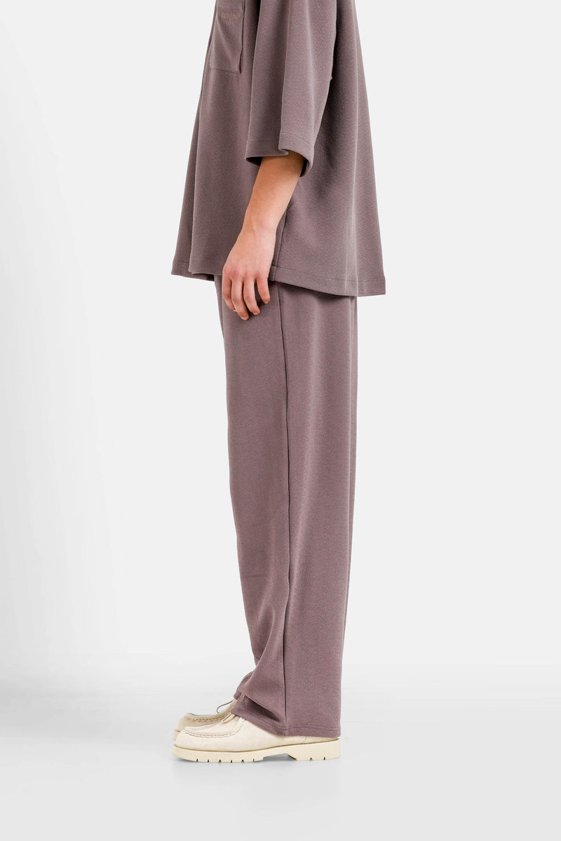 Pants Resort Crepe Fabric 12748 Brow