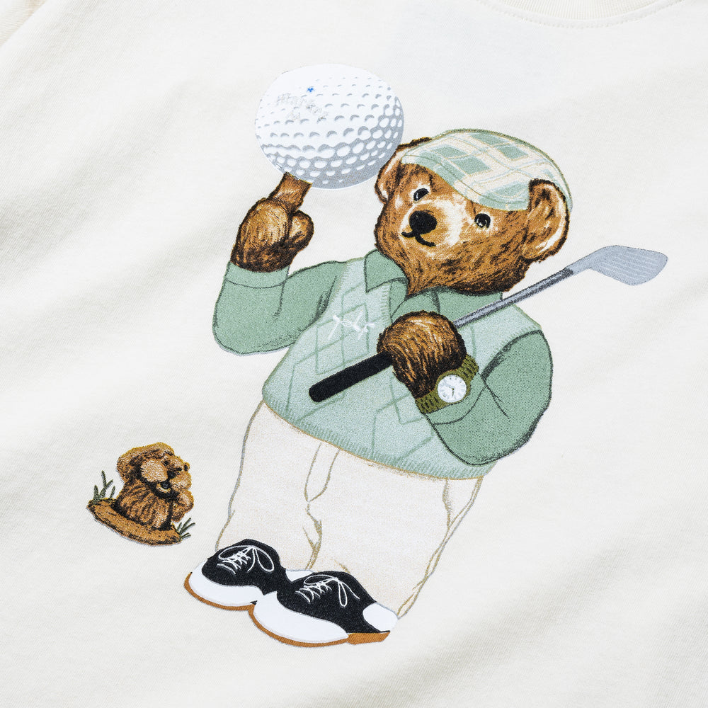 Par 5 Bear T Shirt ecru