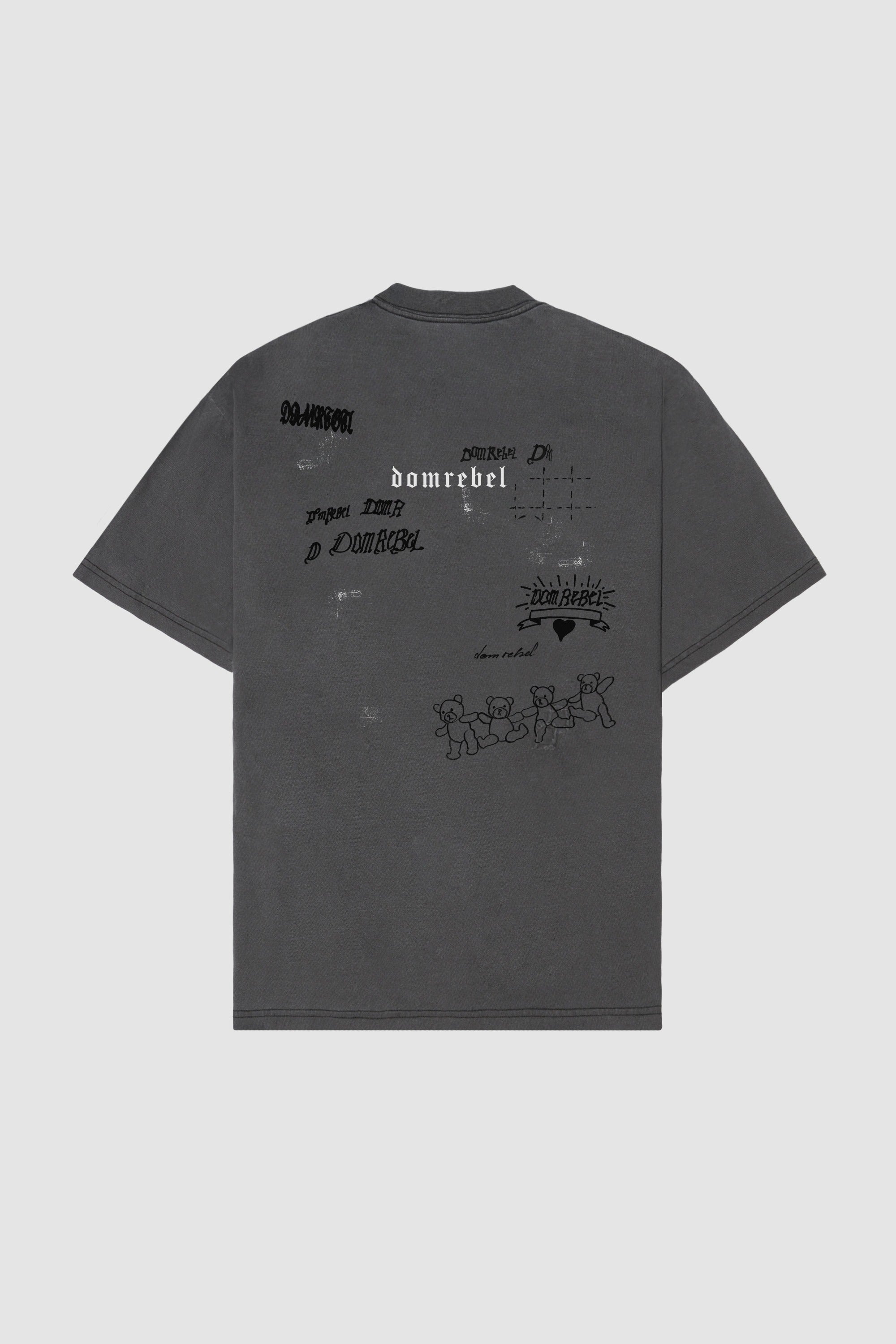Lil Dev Tshirt Faded Black
