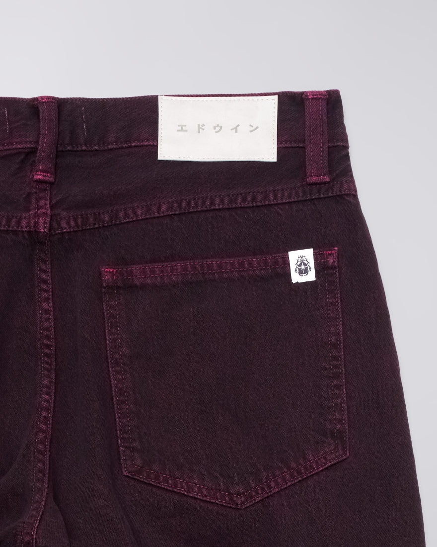 Bamba Pant Black Red Plum Overdyed