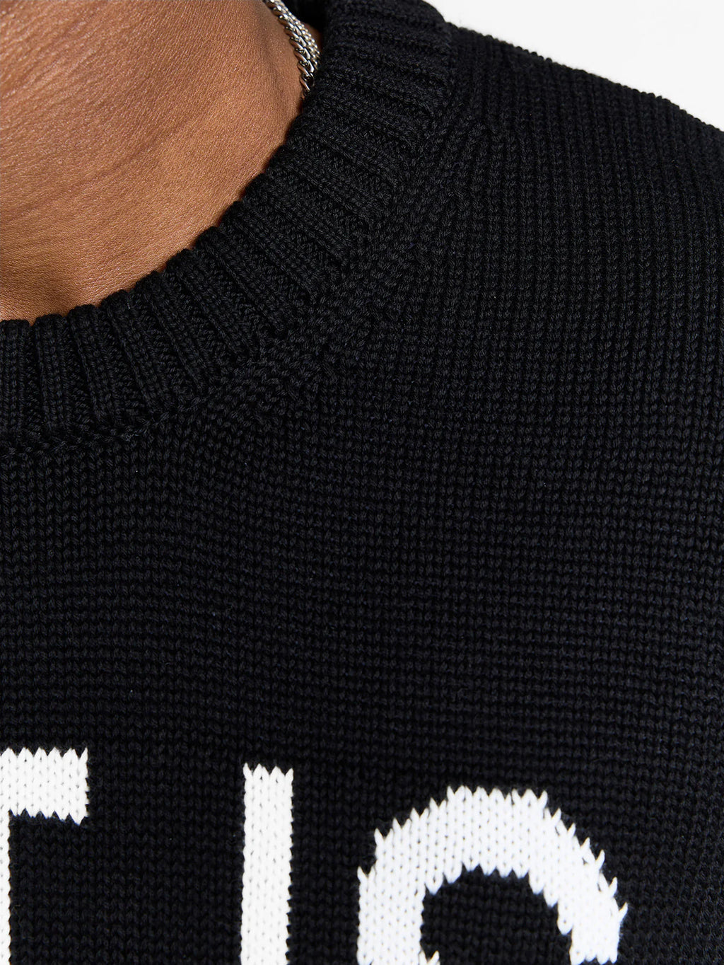 Deliria Knit Sweater Black