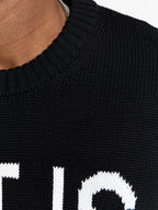 Deliria Knit Sweater Black