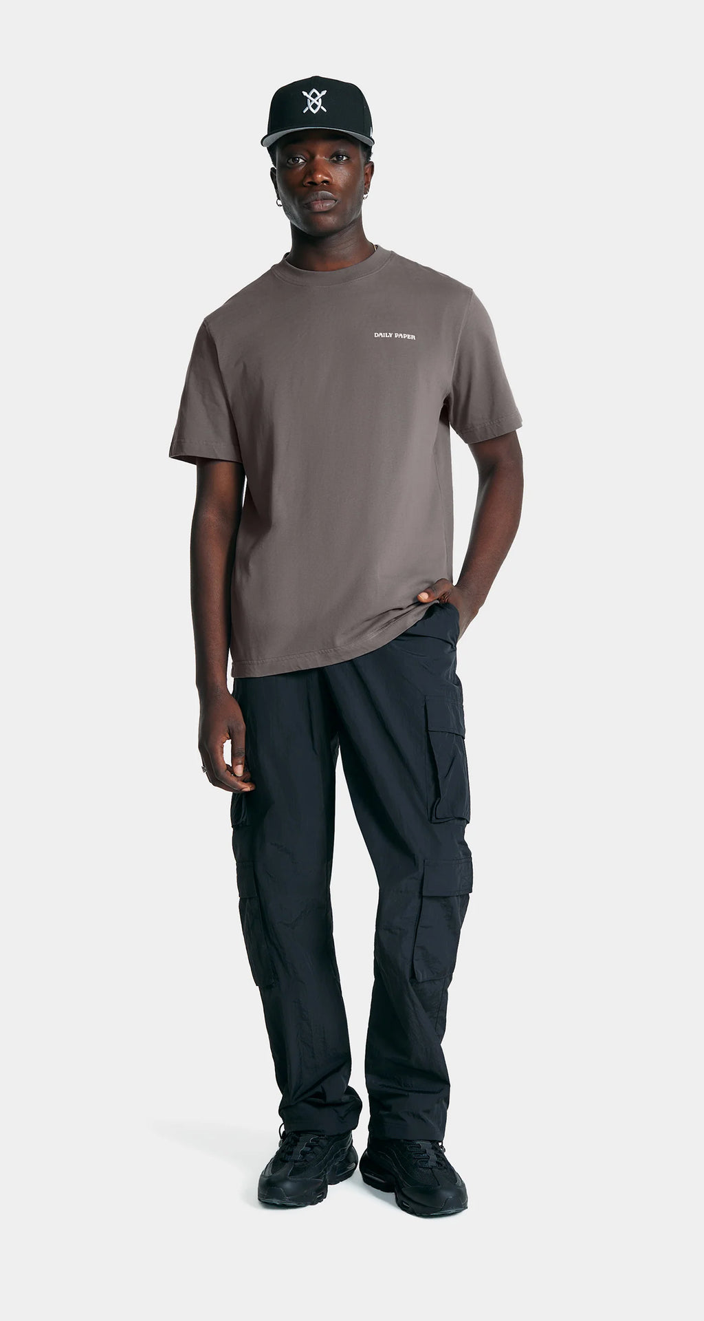 Click Boxy Ss T Shirt Rabbit Grey