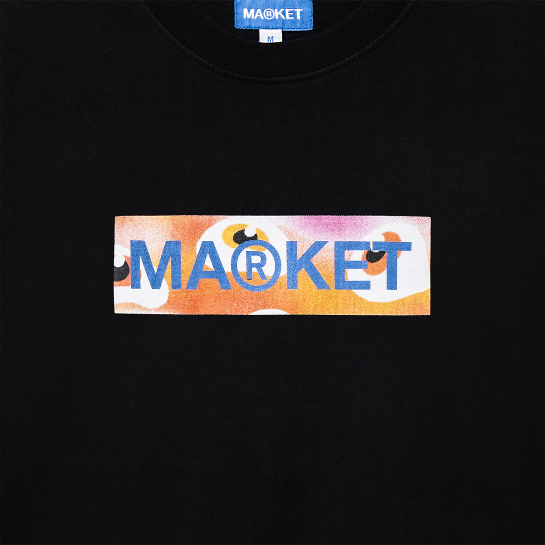 Market Bar Logo T Shirt Black