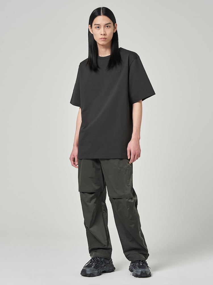 Low Crotch Nylon Pants Khaki