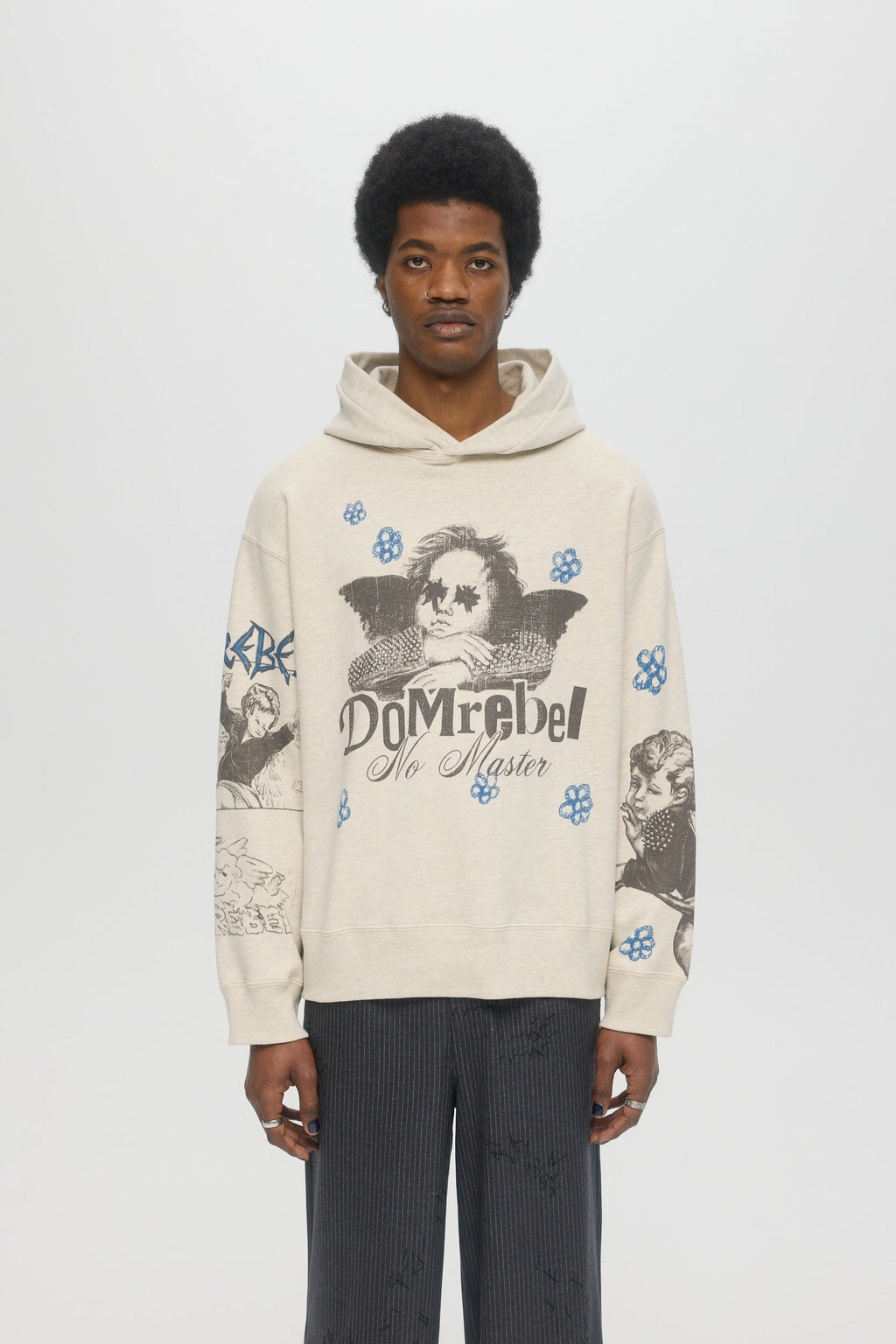 Young Ones Pullover Hoodie Greige