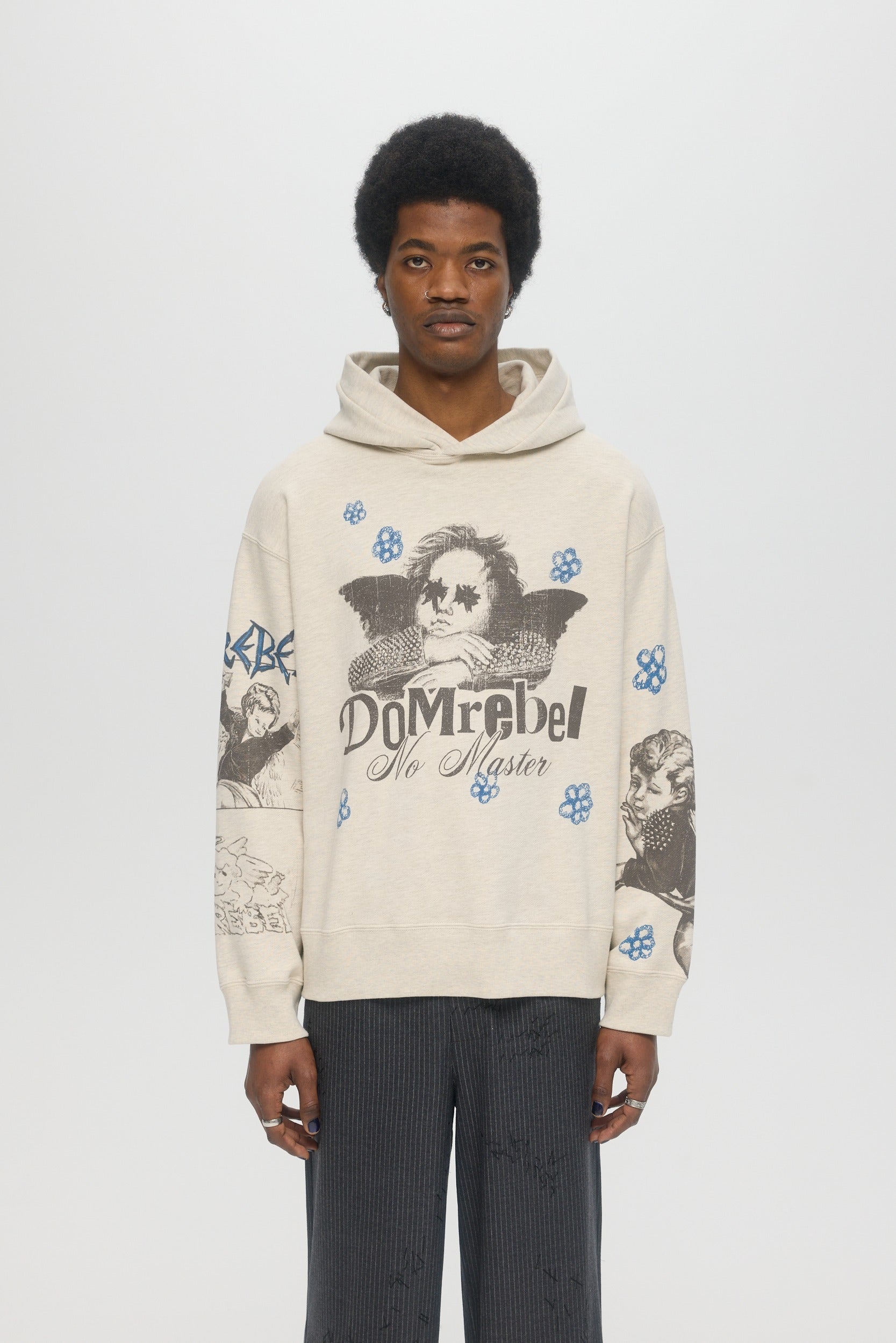 Young Ones Pullover Hoodie Greige