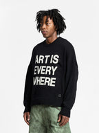 Deliria Knit Sweater Black