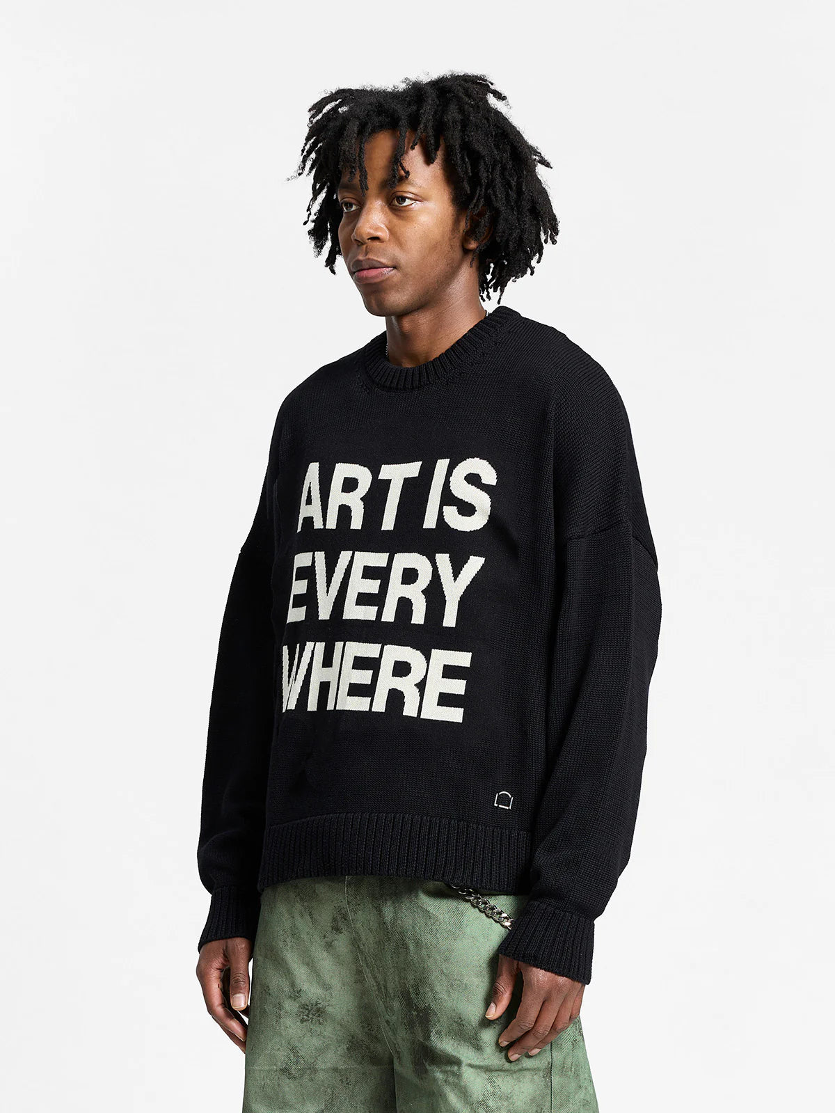 Deliria Knit Sweater Black