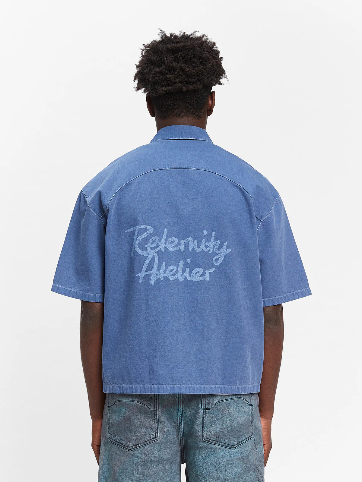 Lumevo Canvas Zipshirt  Blue