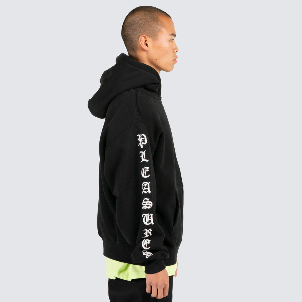 Oe Zip Up Hoodie Black