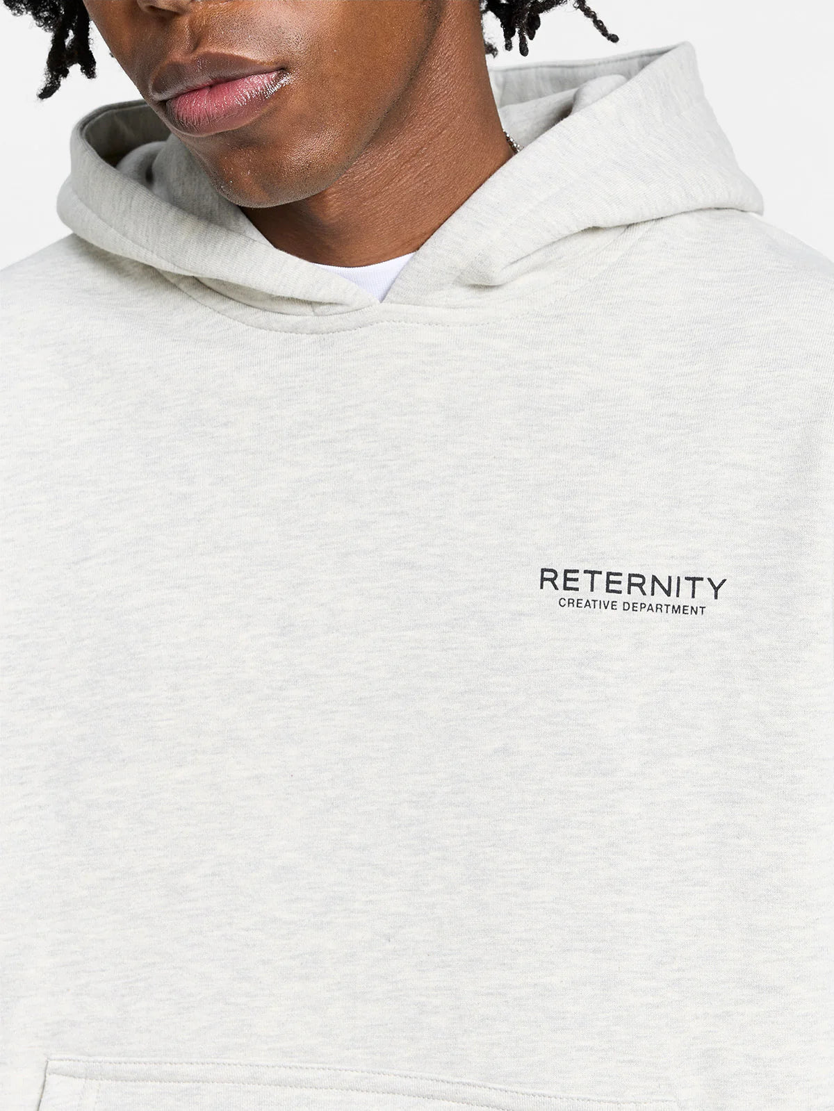 Creative Dept Hoodie Melange Grey