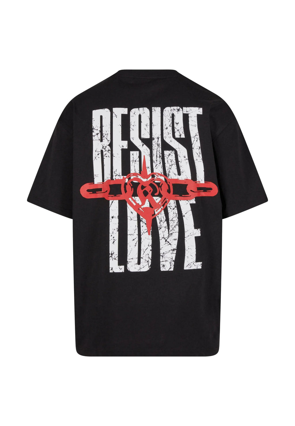 Woven Signature Resist Love Tee Black