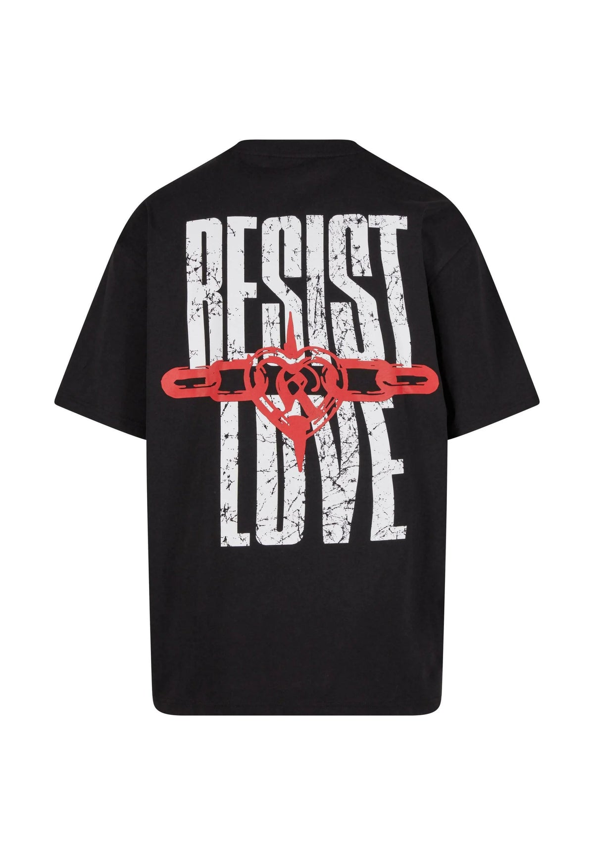 Woven Signature Resist Love Tee Black