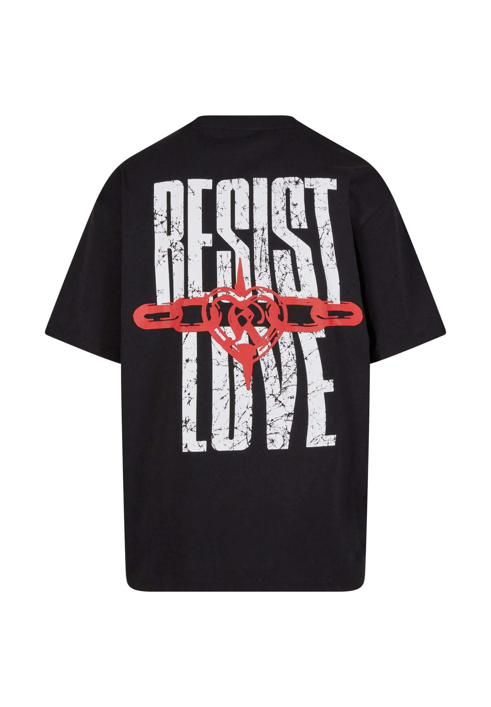 Woven Signature Resist Love Tee Black