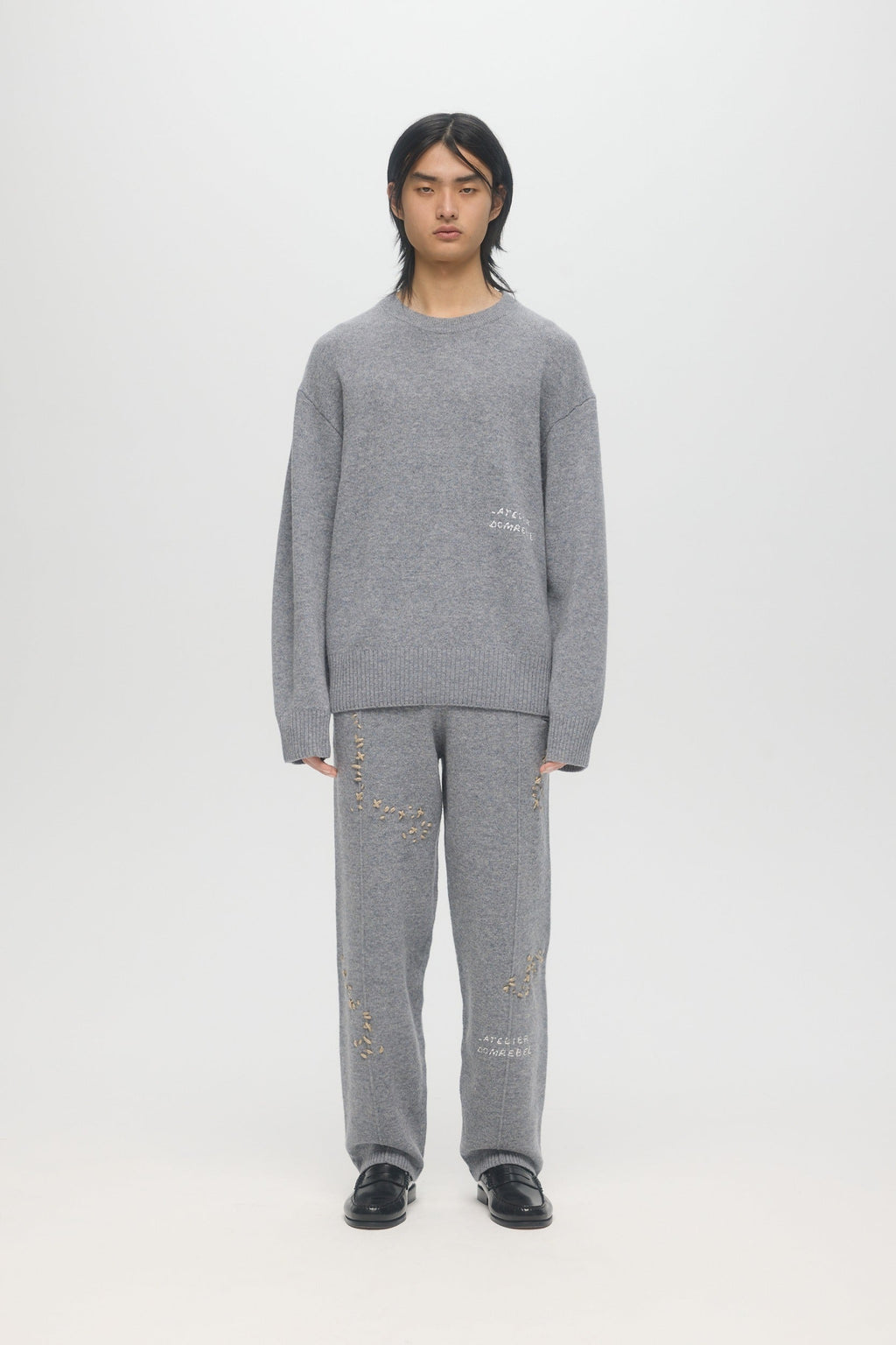 Office Knit Crewneck Grey