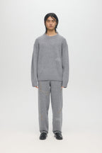 Office Knit Crewneck Grey