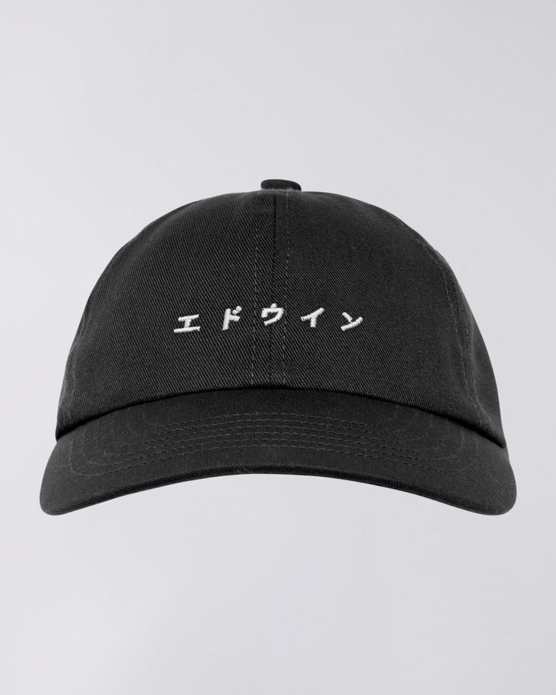 Katakana Cap Black Unwashed