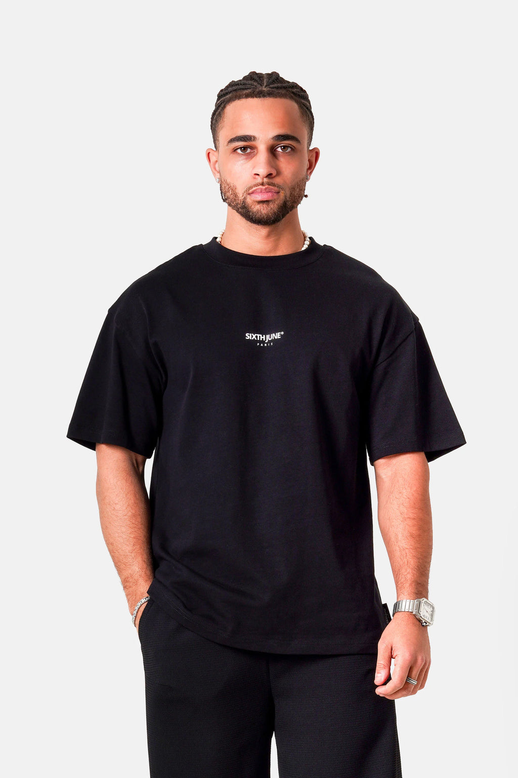 Gallery Energy Flower Graphic Tee 25981 Blac