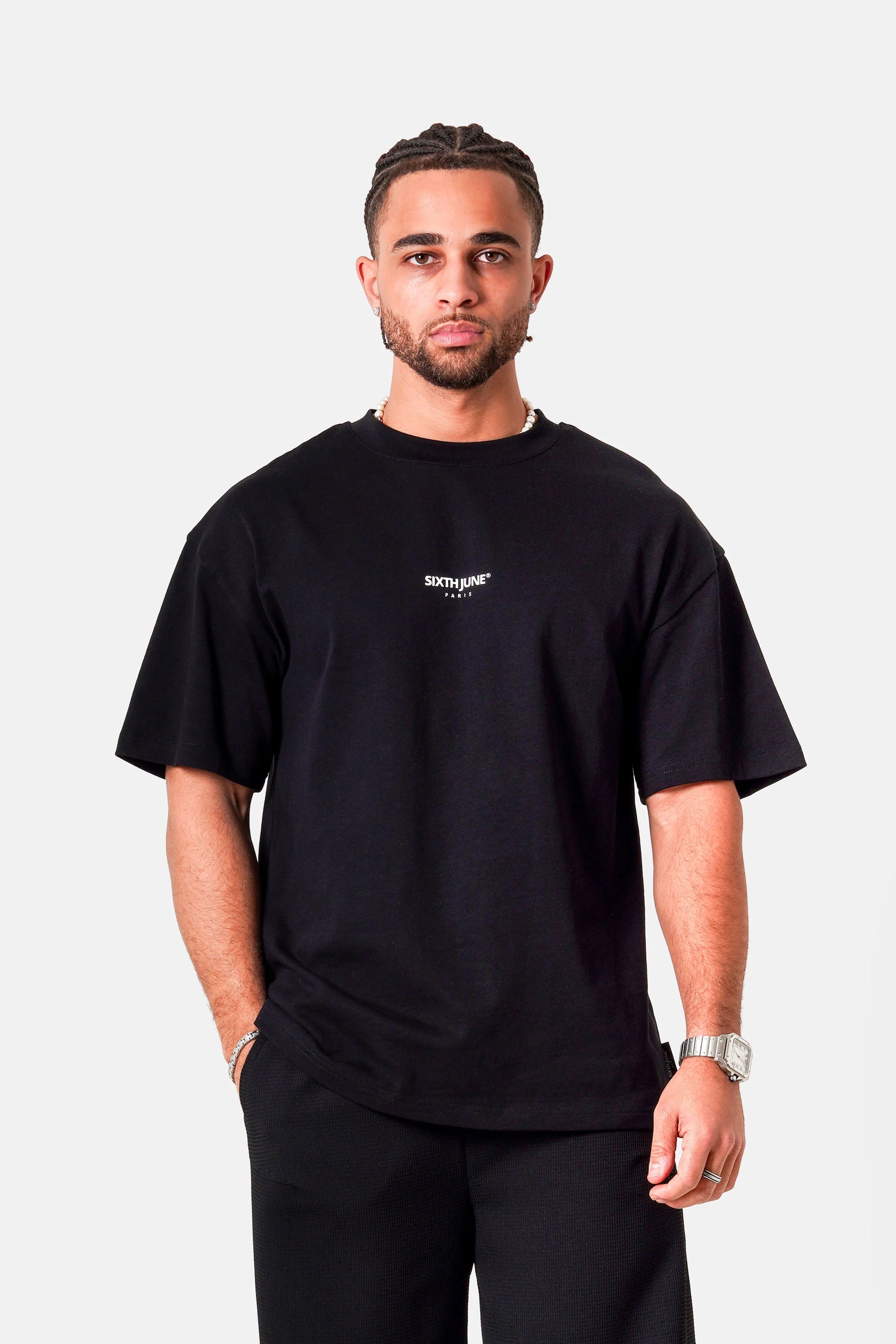 Gallery Energy Flower Graphic Tee 25981 Blac