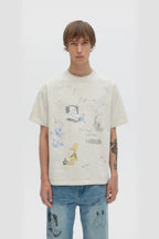 Beaker T Shirt Greige