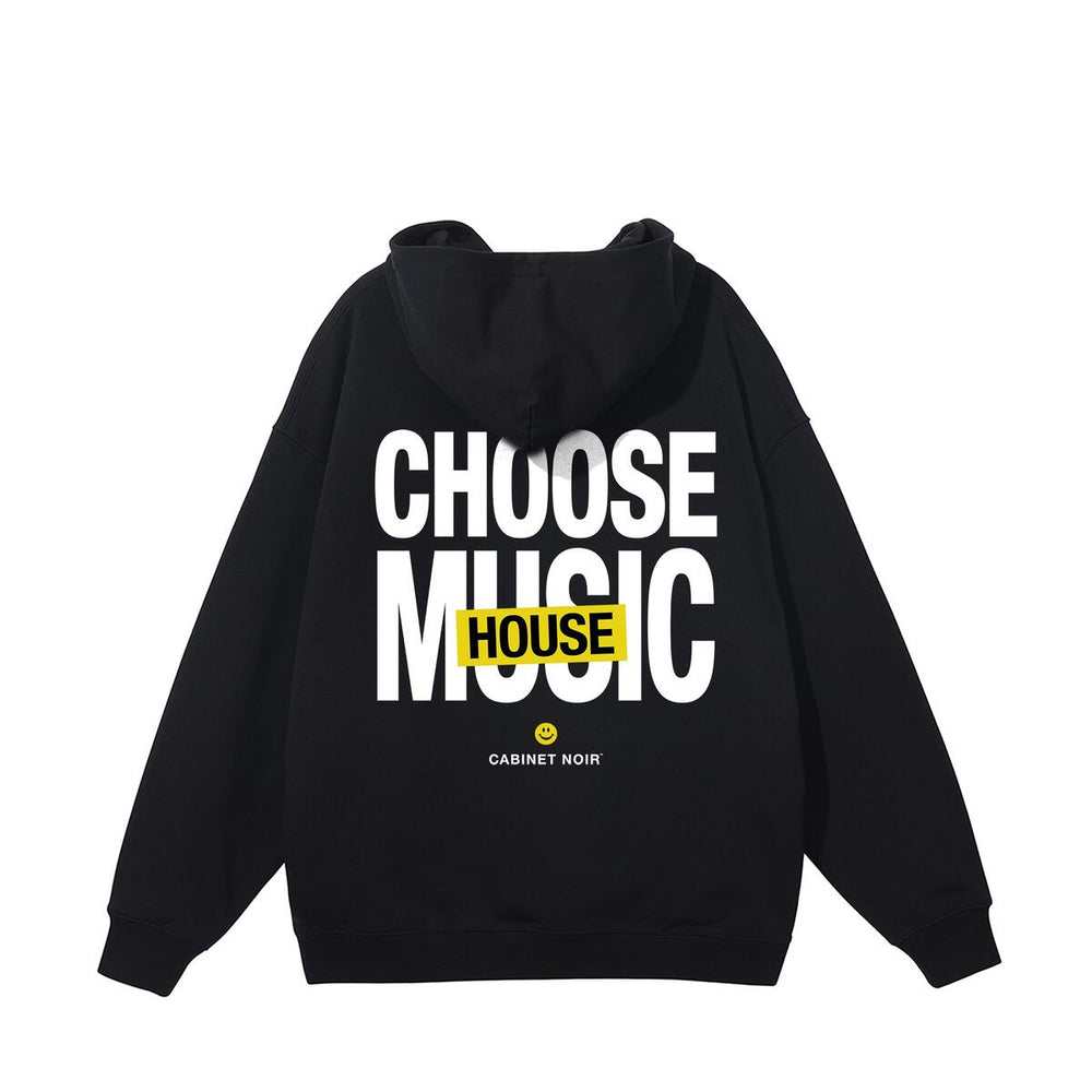 Music Is Life Hoodie House Black