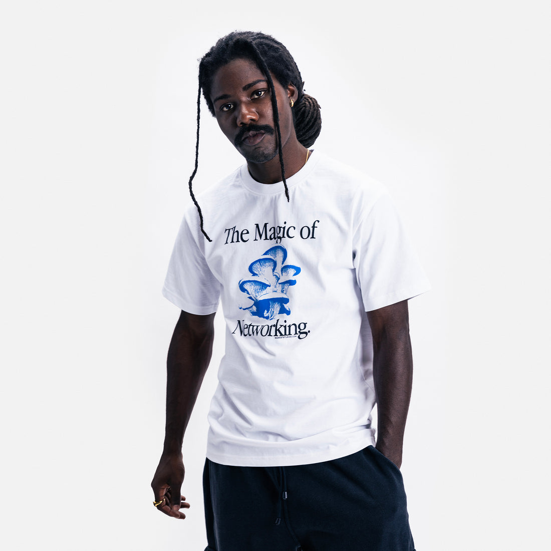 Social Network T Shirt white