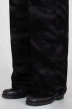 Dotted Camo Jersey Pants Black