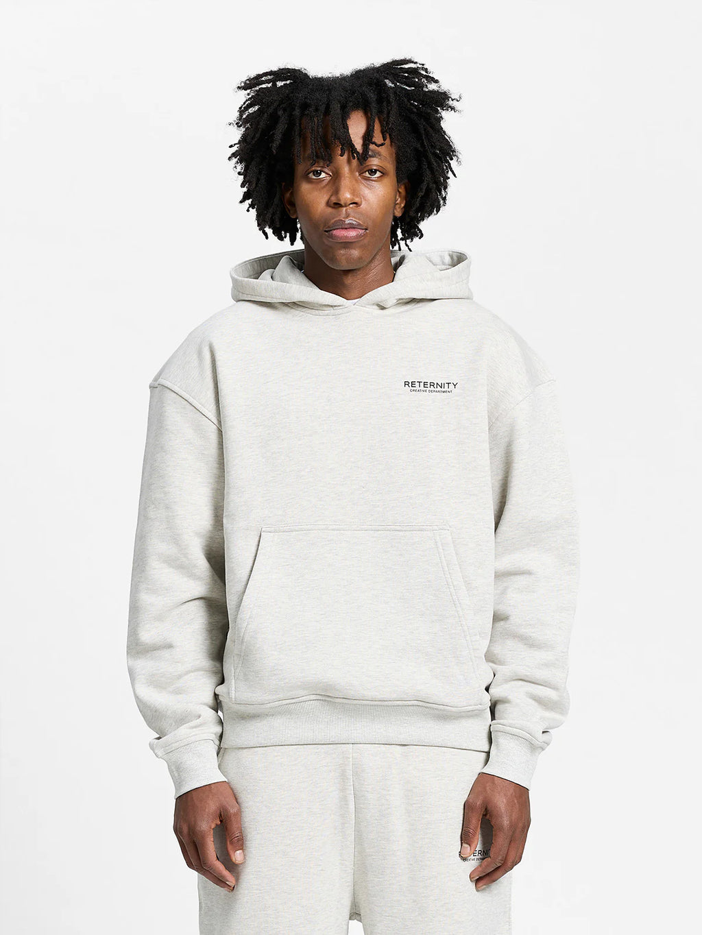 Creative Dept Hoodie Melange Grey