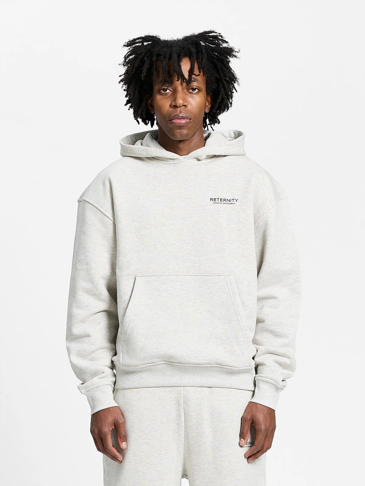 Creative Dept Hoodie Melange Grey