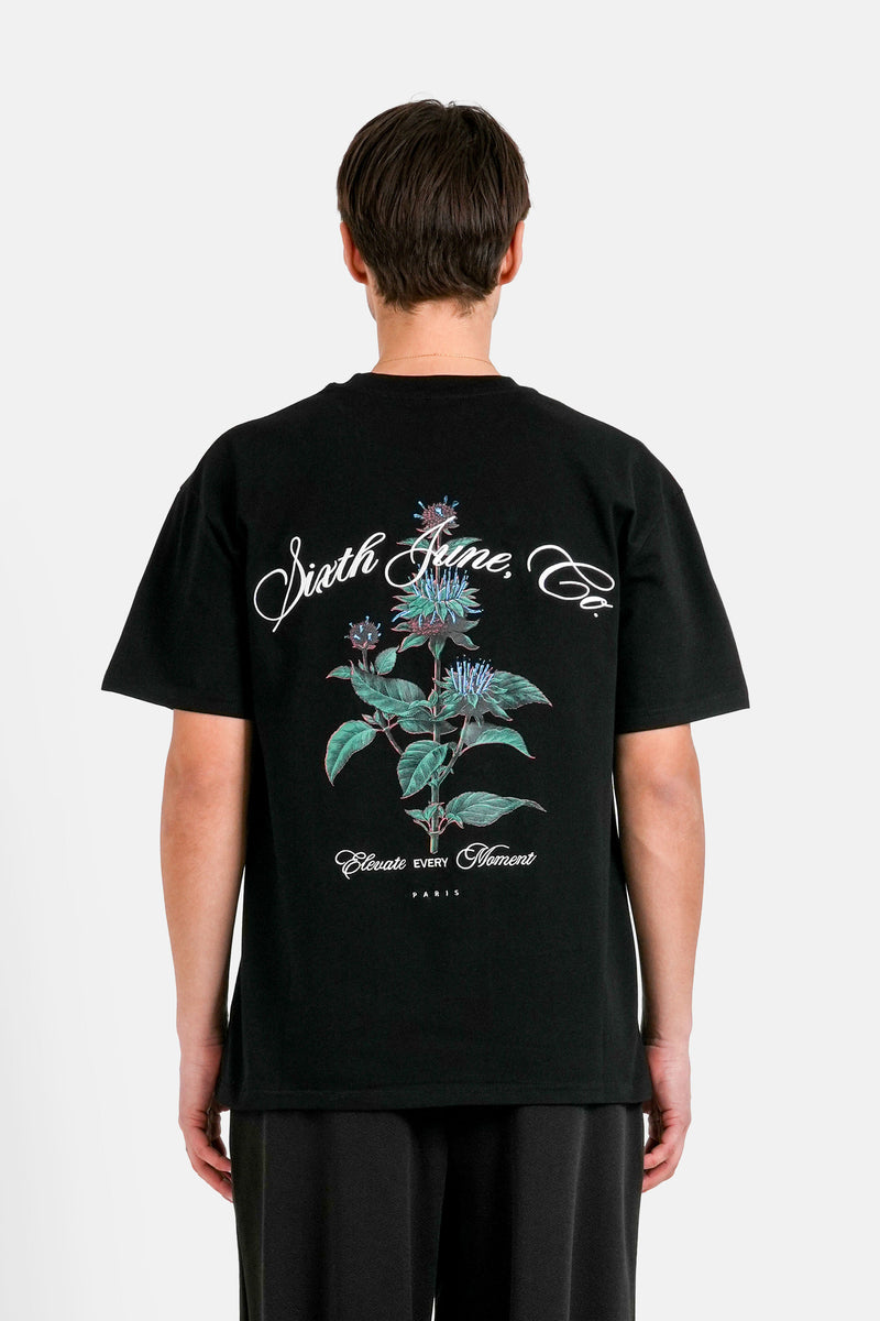 T Shirt Elevated Thistle Graphic 25626 Blac