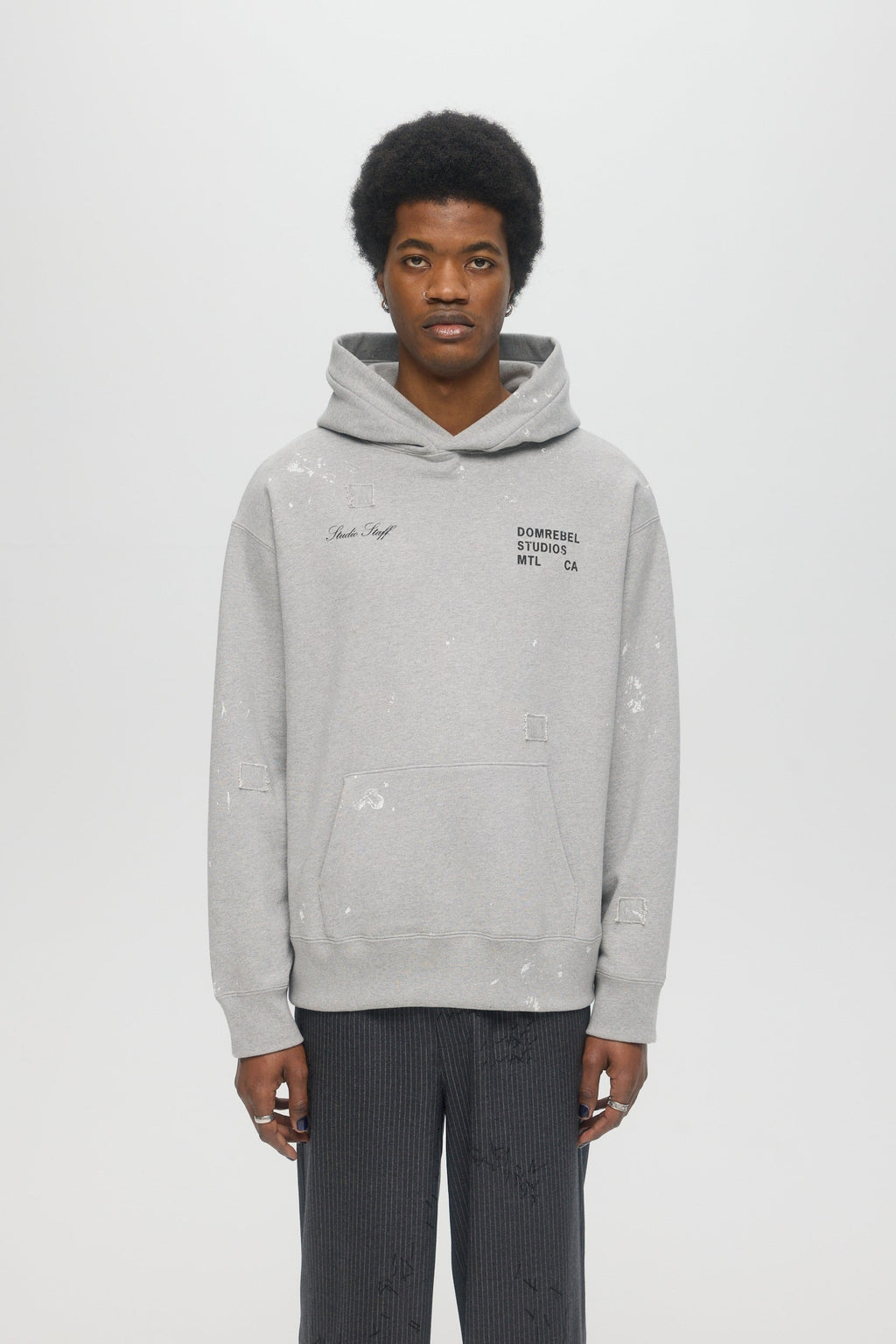 Staff Pullover Hoodie Heather Grey