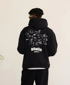 Mapa Hoodie Middle East Black