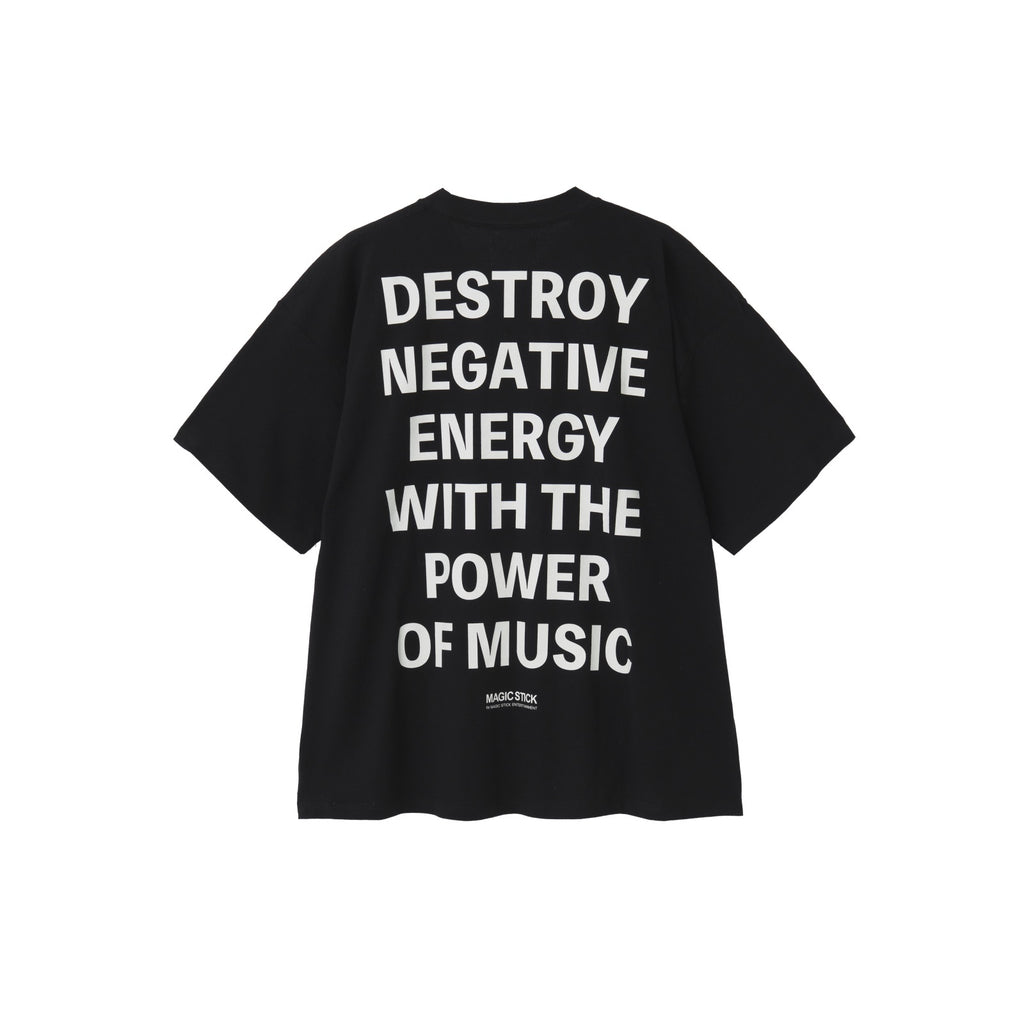 Destroy Negative Energy Tee Black